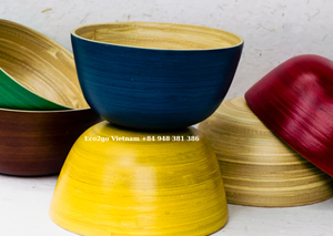 2025ลดราคาที่ดีที่สุด!!! ชามไม้ไผ่และช้อนชามไม้ไผ่สำหรับเด็กชามไม้ไผ่ผลิตในเวียดนาม - Product Image 4