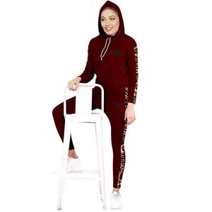 Sweatershirt survêtements de jogging personnalisés vêtements d'entraînement unisexe pour femmes survêtement de sport pour femmes ensemble décontracté surdimensionné en gros - Product Image 1