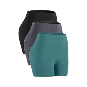 กางเกงขาสั้นเล่นโยคะสำหรับผู้หญิงกางเกงขาสั้นสำหรับเล่นฟิตเนสป้องกันริ้วรอยลดริ้วรอยกางเกงขาสั้นโยคะของผู้หญิงมีสีโลโก้ของคุณเอง - Product Image 4