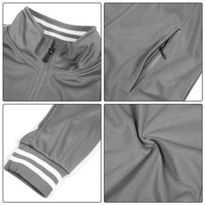 Chaqueta de chándal personalizada al por mayor, chándal de poliéster, traje de hombre, chándal de entrenamiento informal - Product Image 6