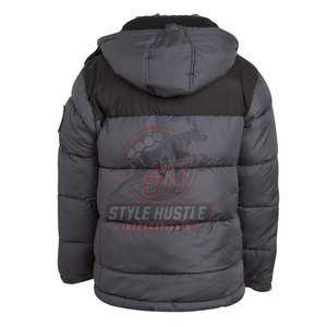 Chaqueta de burbujas para hombre 2026 de color liso, estilo casual, streetwear, nueva moda, cómoda y transpirable, para invierno. - Product Image 3