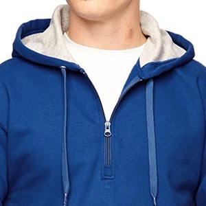 เสื้อแจ็กเก็ตมีฮู้ดแบบซิปสำหรับผู้ชายเสื้อมีฮู้ดสำหรับใส่กลางแจ้งสีพื้นดีไซน์ล่าสุด - Product Image 5