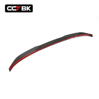 Pour BMW G30 520i 530i 540i 550i F90 M5 2017-2023 Aileron de coffre arrière en carbone sec style SMP, becquet de coffre, becquet de type ducktail ou becquet de type duckbill