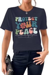 2025 primavera nueva camisa elegante mujer manga larga patrón personalizado tamaño Logo impresión Digital - Product Image 5