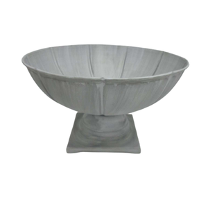 Vente en gros de bol de service rond en vrac bols à salade en aluminium blanchi pour restaurant personnalisés faits à la main - Product Image 2