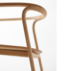 Chaise de salle à manger en bois massif fabriquée à la main mobilier minimaliste moderne design nordique japonais pour la maison et le restaurant - Product Image 5