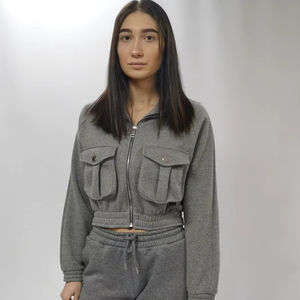 ชุดวอร์มและกางเกงมีฮู้ด2ชิ้นสำหรับผู้หญิงชุดวอร์มลำลองเนื้อนุ่ม2025มาใหม่ - Product Image 1