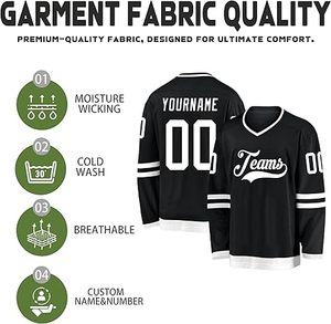 Maillot Hockey sur Glace Sublimation 2025 Uniforme d'Équipe Personnalisé avec Logo | Quick Dry Pro Sportswear pour Hommes Clubs Marques - Product Image 2