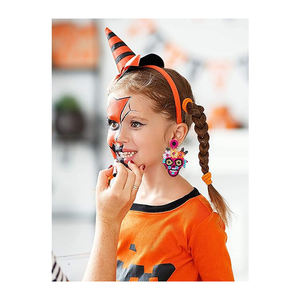 Meilleur Design Unisexe Halloween Noël Géométrique Boucles D'oreilles Plaqué Or Citrouille Crâne Goutte En Gros Disponible pour Anniversaire - Product Image 6