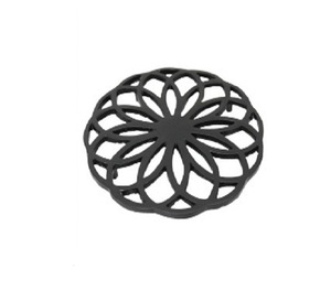Salvamanteles con acabado en plata y metal de primera calidad, hecho a mano con diseño de flores, precio bajo, salvamanteles de hierro y metal indio más vendido - Product Image 2