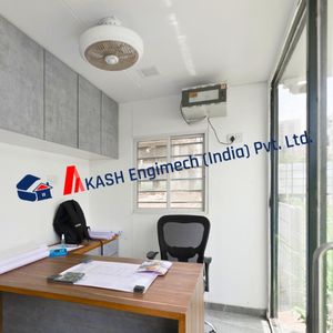 Modern Portable Container Office Eco-Friendly Waterproof ISO9001 Certified Workspace Solution Made Steel Sandwich Panel Office - Product Image 5