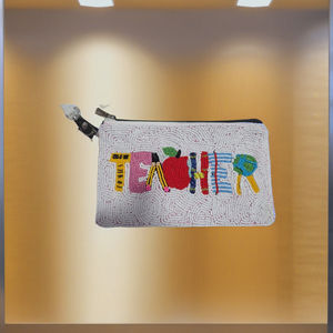 Monedero de festival étnico, monedero colorido hecho a mano, bolso con cuentas Tribal Multicolor, monedero pequeño hecho a mano, diseño Boho Chic EN LA India - Product Image 4