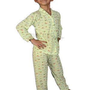 Service OEM, fabriqué en coton 100% de haute qualité, ensembles de pyjamas pour enfants respirants et thermiques, personnalisables, vente en gros, dernier design - Product Image 3