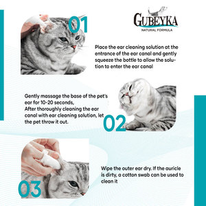 Nettoyeur d'oreille naturel pour chien OEM ODM et traitement des infections Chiens Gouttes pour chien Démangeaisons Irritation Cire Accumulation - Product Image 5