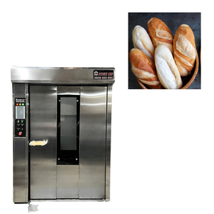 Iso Certificate 24-Trays Rotary <b>Oven</b> With Altuntop Trolley Good-Quality Motor 1.5Hp Gas Built-In <b>Ovens</b> Kien an Made in Vietnam - Product Image 1