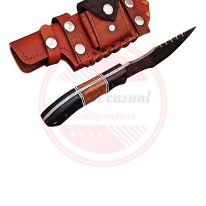 Handmade ดามัสกัสเหล็ก Tracker มีดมืออาชีพตั้งแคมป์เหล็กล่าสัตว์ Tracker มีดหนัง - Product Image 4