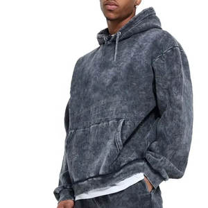 Utilisation en extérieur Nouveau design Survêtement délavé à l'acide pour hommes Vente en gros à la mode Survêtement délavé à l'acide pour hommes - Product Image 3