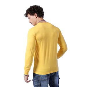 Camiseta de manga larga con cuello en V ligera para hombre, camiseta elegante y duradera de Color sólido, ligera, de la mejor calidad para hombre - Product Image 5