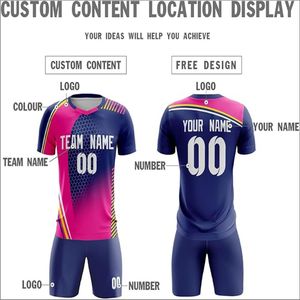 Uniforme de Fútbol Personalizado Unisex, Nuevo, para Entrenamiento Deportivo, Transpirable, de Manga Corta, Conjunto de Uniforme de Equipo - Product Image 5