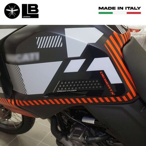 Adesivi Protettivi Laterali per Serbatoio Moto su Misura Compatibili con Ducati DesertX 2023-2025 - Product Image 3