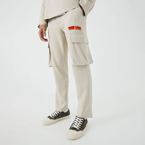 Pantalons de survêtement délavés de haute qualité sur mesure à prix abordable pantalons cargo respirants à poches multiples pour hommes - Product Image 4