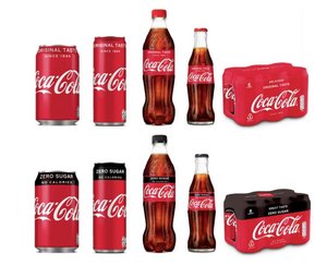 Refrescos de Coca Cola al por Mayor, 330 ml, Bajos en Carbohidratos, en Latas y Botellas - Product Image 3