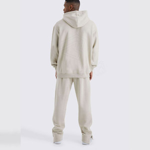 100% Cotton Oversized <b>Tracksuit</b> Acid Wash Winter Track Suit Men's Breathable <b>Tracksuit</b> High Quality Custom Logo <b>Tracksuit</b> - Product Image 3