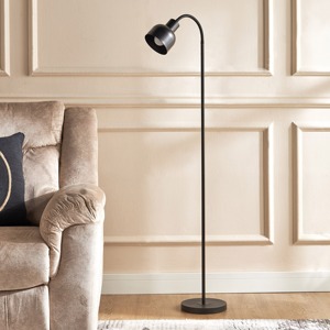 Modern Luxury Living Room Home Decor Elegant <b>Mushroom</b> Shape White Fabric Floor Lamp Stylish Golden Stand LED for Home Office Use - Product Image 6