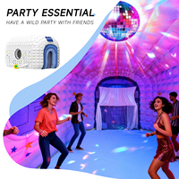 MWE Tente cube disco gonflable géante, structure pneumatique, prête à l'emploi, pour discothèque, événements commerciaux, mariages et fêtes, disponible pour la location