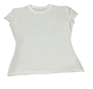 Nouveauté mesures personnalisées body shaper pour femme 100% coton t-shirt ajusté grande taille avec marque privée - Product Image 1