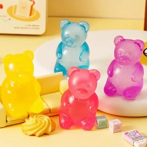 Squishy Bonbon Ourson Sensory Fidget Anti-Stress Toy for Girls and Boys Aged 5-7 Anxiety Relief <b>Squeeze</b> <b>Ball</b> - Product Image 1