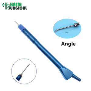 Poignée d'injection ultrasonique en acier inoxydable chirurgical Hasni de 1,8 cm, microémulsion ultra-fine, instruments ophtalmiques microscopiques CE - Product Image 2