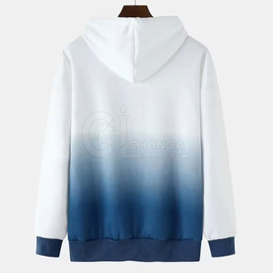 Sudadera con Capucha para Hombre, Ropa de Invierno para Adultos, 100% Algodón, Sólida, Ecológica, Transpirable, de Alta Calidad, Diseño Personalizado, con Bolsillo - Product Image 2