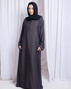ชุดมุสลิมสำหรับสตรีมุสลิมมุสลิมมุสลิมผ้าปิดริ้วรอยทำจากโพลีเอสเตอร์ - Product Image 4