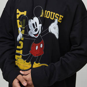 เสื้อมีฮู้ดสำหรับผู้ชายเสื้อสเวตเตอร์ผ้าฝ้ายผสมแบบสวมหัวเสื้อมีฮู้ดสำหรับทุกเพศสไตล์100% พิมพ์ลายพัฟผ้าฝ้ายแบบนรก - Product Image 4