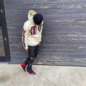 ตัวอย่างฟรีพัฟพิมพ์เสื้อฮู้ดเย็บปักถักร้อย Hoddie ที่กําหนดเองขนาดบวกผู้ชายเสื้อฮู้ดและเสื้อสเวตเตอร์ฮู้ดเฮฟวี่เวท Unisex - Product Image 5