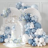 Fabricants de qualité en Chine, décorations de fête réutilisables pour la remise de diplômes, décorations gonflables noires et dorées, guirlande d'arche de ballons de fête