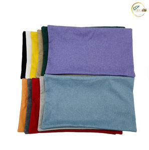 Housses de coussin décoratives de noël de luxe taies d'oreiller rayé jute fermeture à glissière technique tissée écologique lavable - Product Image 2