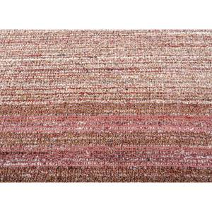 Contour Striped Beige & <b>Brown</b> Hand Loom <b>Wool</b> & Viscose Rug for Home Use-Hwv-51050 - Product Image 3
