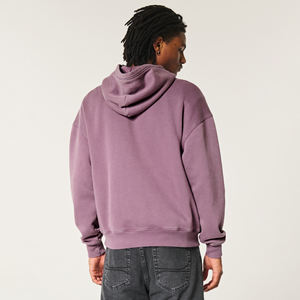 Sweats à capuche personnalisés pour hommes 100% coton lourd luxe qualité impression personnalisée surdimensionné Streetwear pulls à capuche pour hommes - Product Image 3