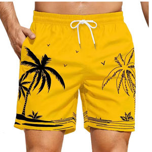 Pantalones cortos de gimnasio para hombre Patrón-Decorado Algodón Fitness Jogger Pantalones de chándal Summer Beach Swim Shorts-Tamaño 6XL - Product Image 5