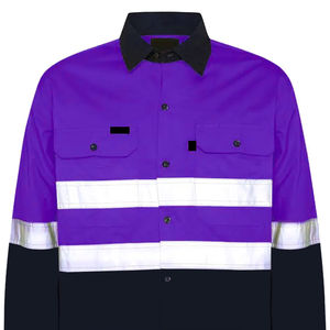 Diseñado Transpirable para la comodidad y seguridad durante el trabajo Uniforme de trabajo de protección de opción de manga larga corta - Product Image 5