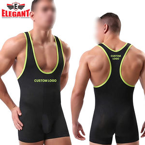 Ropa Deportiva sin Mangas para Fisicoculturismo, Color Negro Sólido, Singlets de Lucha Libre para Hombre - Product Image 6