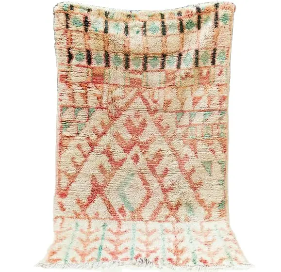Tappeto di lana fatto a mano in stile tradizionale di vendita in tutto il mondo decorazione del pavimento tappeto marocchino tappeto per la casa e l'hotel