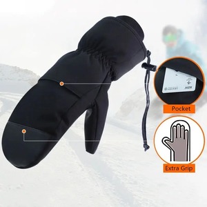 Alta calidad duradera Mejor tasa Invierno Nieve ciclismo Guantes Hombres cálidos A prueba de viento Impermeable para guantes de esquí La mejor calidad - Product Image 2