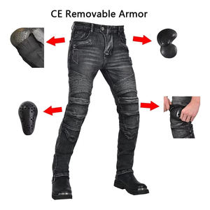 Vêtements de sport pour hommes de haute qualité 2025, pantalon en jean pour moto, couleur et logo personnalisés, taille plus, respirant - Product Image 2