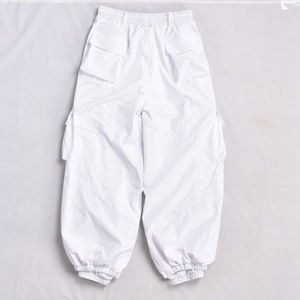 กางเกงกันลมมีซิปสำหรับเล่นสกีกางเกงโอเวอร์ไซส์สำหรับสตรีทแวร์กันน้ำทรงแบ็กกี้คาร์โก้สำหรับผู้หญิงปรับแต่งได้ - Product Image 4