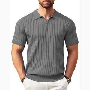 Prix de gros Fabricant pakistanais Dernier style T-shirt polo pour hommes T-shirt en coton et polyester imprimé en couleur unique - Product Image 1
