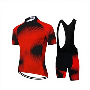 Ensembles de maillots de cyclisme pour hommes sur mesure avec logo, grande taille, style été, réversibles, coupe-vent, services OEM - Product Image 1