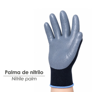 Guanto da Lavoro in Poliestere con Rivestimento in Nitrile - Taglia 10" - Product Image 3